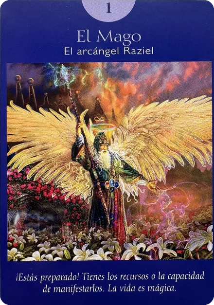 El Mago — carta 1 del Tarot Angelical, Arcángel Raziel